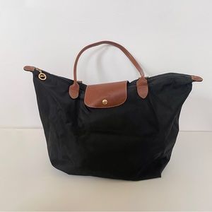 Black Longchamp Tote Bag